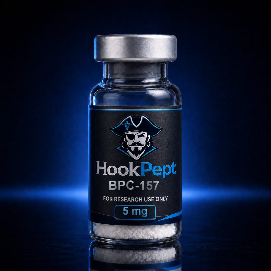 BPC-157 5 mg — Vial mit gefriergetrocknetem Pulver